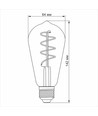 E27 5W ST64 filament LED-lampa - Extra extra varmvit, dimbar