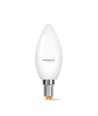 E14 4,9W LED-klotlampa - C37, neutralvit