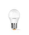 E27 4,9W LED-kronljuslampa - G45, neutralvit