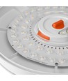 20W LED-taklampa med rörelsesensor - 5CCT, vit kant, inbyggd sensor