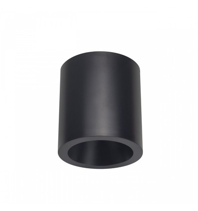 7W LED utanpåliggande spot, CCT - 3 ljusfärger, Ø9cm, svart, UGR19, 45° spridning