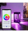 60cm RGB+CCT LED Pollare - Svart, 8W, IP65, Zigbee Hue kompatibel