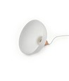BIRK Vit Ø19cm pendel - E27 sockel, 2m sladd, metall / trä
