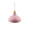 BIRK Rosa Ø19cm pendel - E27 sockel, 2m sladd, metall / trä