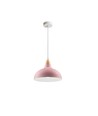 BIRK Rosa Ø24cm pendel - E27 sockel, 2m sladd, metall / trä