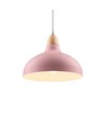 BIRK Rosa Ø24cm pendel - E27 sockel, 2m sladd, metall / trä