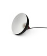 BIRK Svart Ø19cm pendel - E27 sockel, 2m sladd, metall / trä