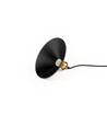 MOKKA Svart Ø22cm pendel - E27-sockel, 2m sladd, Svart/mässing
