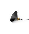 MOKKA Svart Ø22cm pendel - E27-sockel, 2m sladd, Svart/mässing