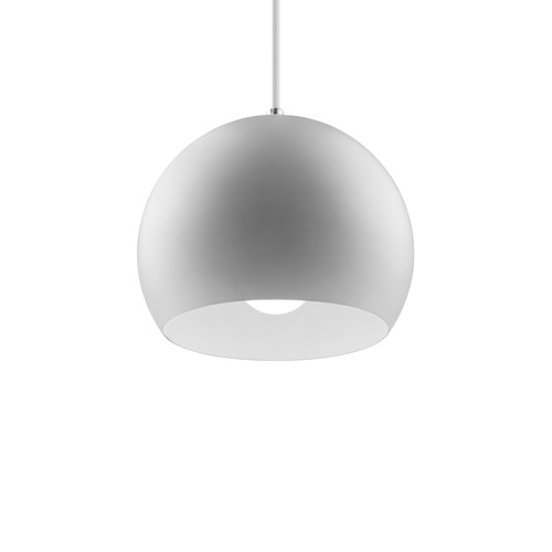 GLOBE Vit Ø20cm pendel - E27-sockel, 2m sladd, metall