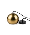 GLOBE Mässing Ø20cm pendel - E27 sockel, 2m sladd, metall