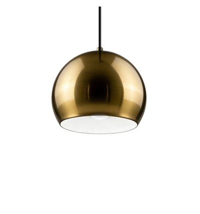GLOBE Mässing Ø20cm pendel - E27 sockel, 2m sladd, metall