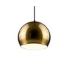 Mässing Ø20cm pendellampa - E27 sockel, 2m sladd, metall
