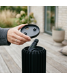 FYRON Bollard trädgårdslampa, Svart - E27, 61 cm, IP54 utomhus, pollare