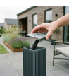 FYRON Bollard trädgårdslampa, Grå - E27, 61 cm, IP54 utomhus, pollare
