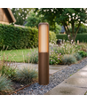 FYRON Bollard trädgårdslampa, Coffee - E27, 61 cm, IP54 utomhus, pollare