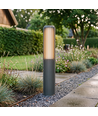 FYRON Bollard trädgårdslampa, Grå - E27, 61 cm, IP54 utomhus, pollare