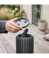FYRON Bollard trädgårdslampa, Grå - E27, 61 cm, IP54 utomhus, pollare
