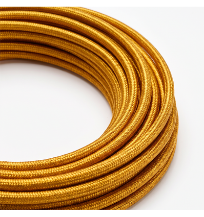 5m textilsladd 2x0,75 mm² - 230V, svart