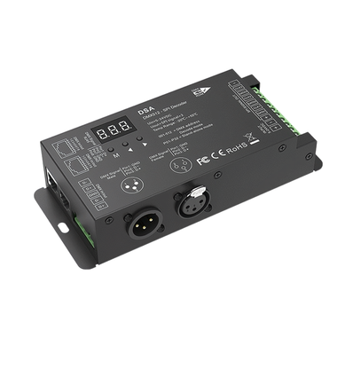 DMX512-SPI Dekoder & RF Kontroller - 5-24VDC, 10A