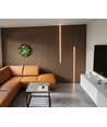120cm LED Akustikpanel-set, svart - 2 st. Enfärgade LED-strips m. 60W strömförsörjning - WiFi eller RF