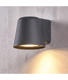 Avero GU10 vägglampa - Grå, IP65, inomhus/utomhus, utan ljuskälla
