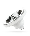 10W GU10 AR111 LED-spot - vit, 20° spridning, 5 års garanti