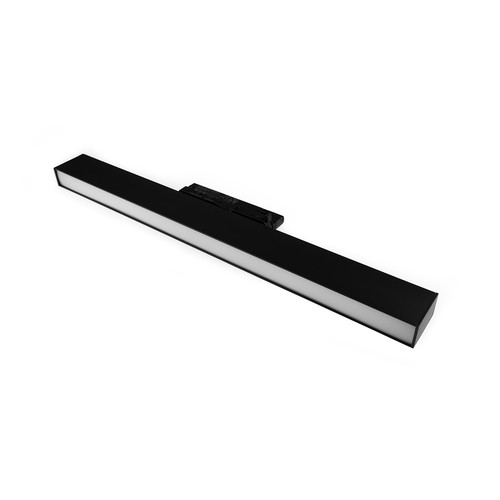 30/28/25W 3-fas LED-skena - 60 cm, svart