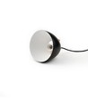 HOLM Svart Ø16cm pendel - E27 sockel, 2m sladd, metall / trä