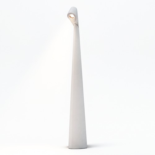 Laddningsbar LED-bordslampa - Vit, inne/ute, 3-stegs dimbar, IP44, 40 cm