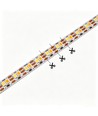 10m 9W/m CCT LED strip RA95 - 24V DC, 400 LED per meter, 8mm bred, 2m kabel