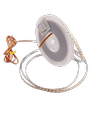 10m 9W/m CCT LED strip RA95 - 24V DC, 400 LED per meter, 8mm bred, 2m kabel