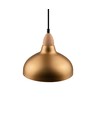 BIRK Borstad Mässing Ø24cm pendel - E27 sockel, 2m sladd, Aluminium