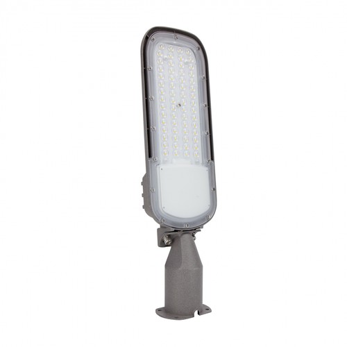 50W LED gatubelysning - Ø60 mm, IP65, IK09, grå, 5 års garanti
