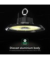 150W V-Tac LED High Bay, 155lm/W - IP65, 4000K, Cree-chip, 6 års garanti