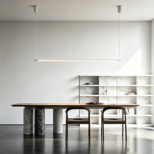 86cm dimbar matbordslampa - Vit, 11W LED, inkl. vajerupphäng
