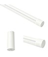 86cm dimbar matbordslampa - Vit, 11W LED, inkl. vajerupphäng