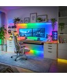 5m 1W/m RGB digital Neon Flex set - USB 5V, 30 LED per meter, IP54, inkl. fjärrkontroll