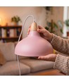 BIRK Rosa Ø24cm pendel - E27 sockel, 2m sladd, metall / trä