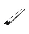 Batteridriven skåpbelysning - 40cm, Svart, PIR-sensor, uppladdningsbar