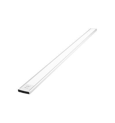 Batteridriven skåpbelysning - 80cm, Silver, PIR-sensor, uppladdningsbar