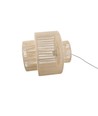 Beige Ø30cm pendel - E27 sockel, 2m sladd, flätad papperssnöre