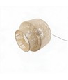 Beige Ø30cm pendel - E27 sockel, 2m sladd, flätad papperssnöre