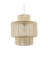 Beige Ø30cm pendel - E27 sockel, 2m sladd, flätad papperssnöre