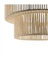 Beige Ø30cm pendel - E27 sockel, 2m sladd, flätad papperssnöre