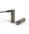 2 st. laddningsbara AA Li-ion-batterier, 1,5V - 2200mAh, USB-C-port, termiskt skydd