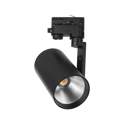 35W 3-fas LED-skensspotlight - Svart, 4000K, Cree-chip, 6 års garanti