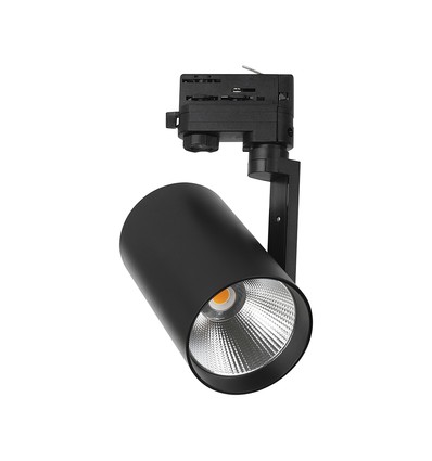 35W 3-fas LED-skensspotlight - Svart, 4000K, Cree-chip, 6 års garanti