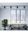 35W 3-fas LED-skensspotlight - Svart, 4000K, Cree-chip, 6 års garanti