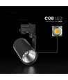 35W 3-fas LED-skensspotlight - Svart, 4000K, Cree-chip, 6 års garanti